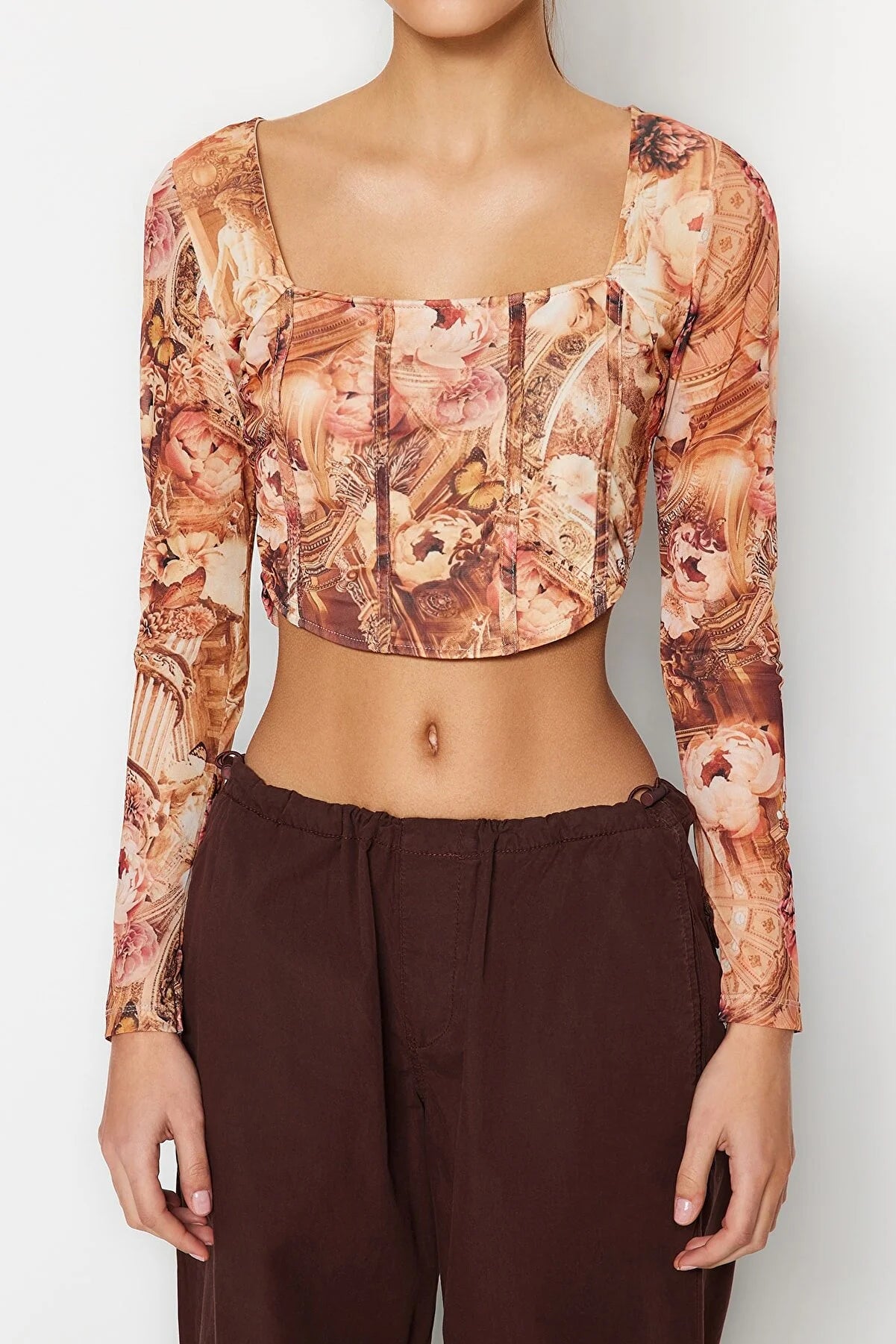 Blouse - Multicolor - Slim fit