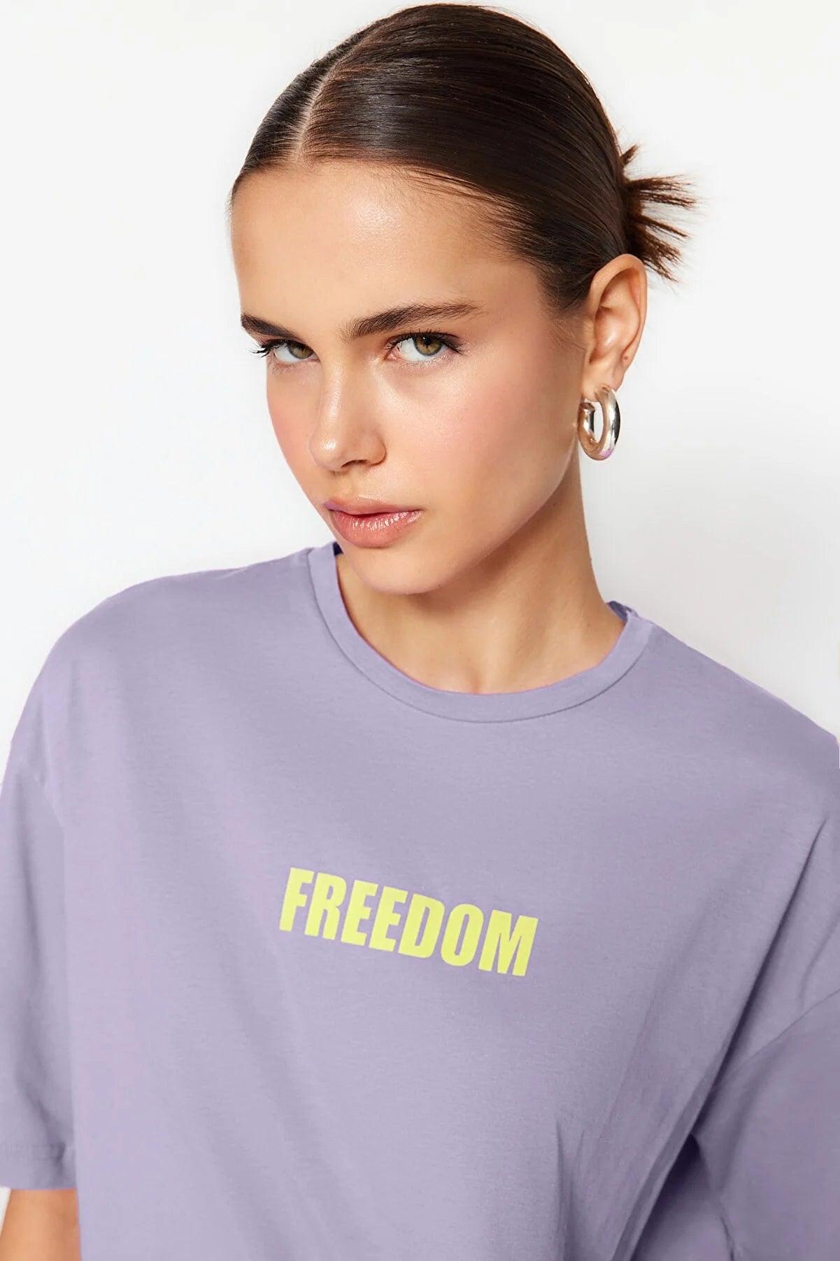 T-Shirt - Purple - Relaxed fit