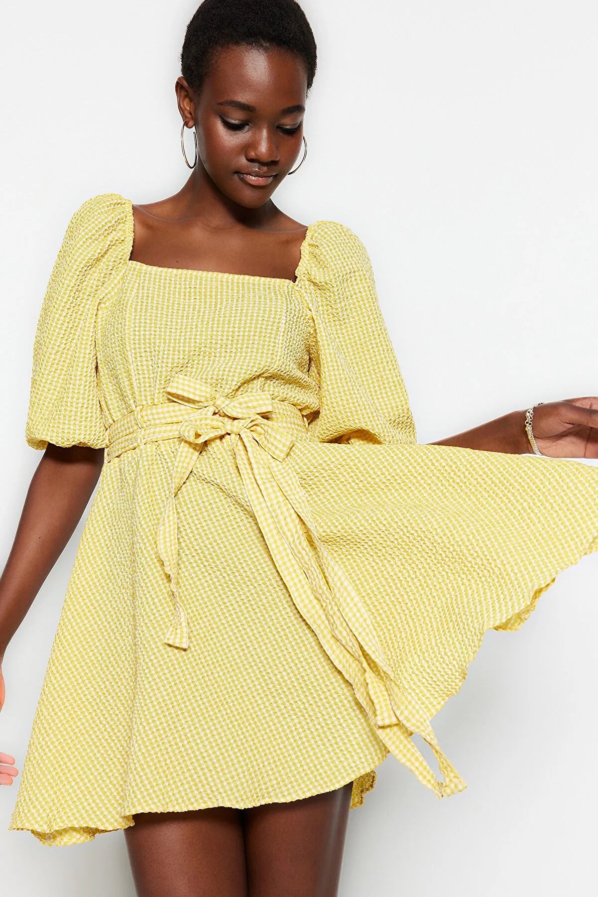 Dress - Yellow - Skater