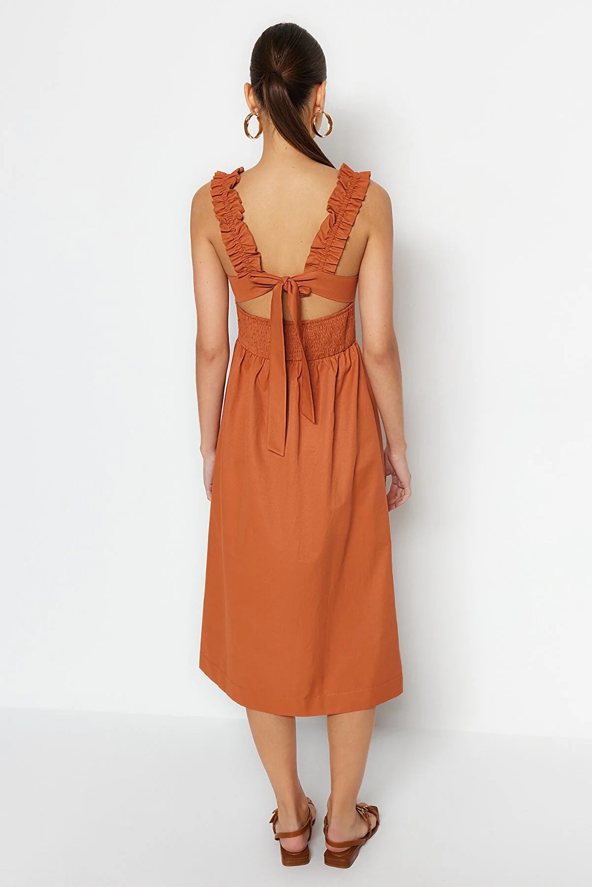 Dress - Brown - Skater