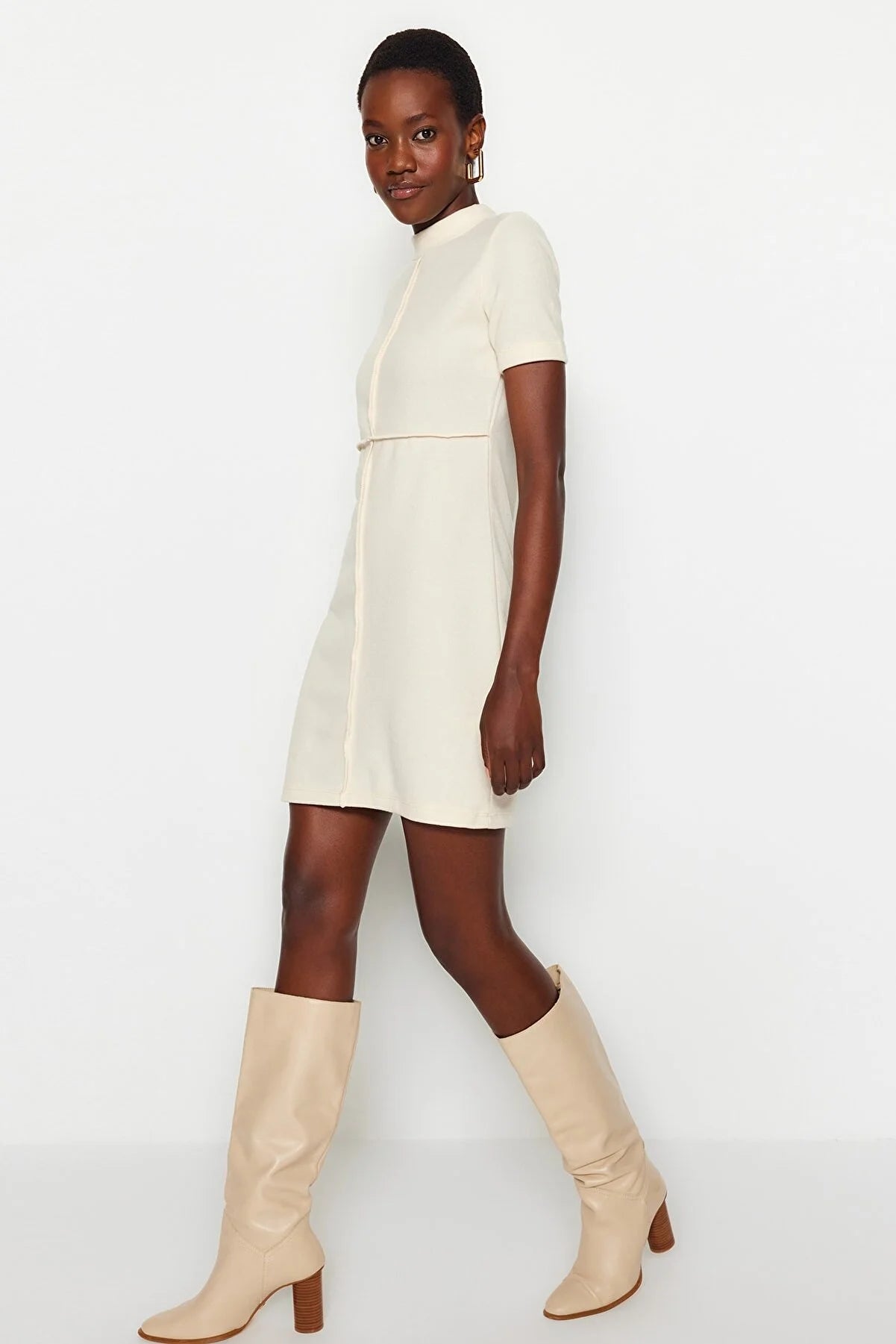 Dress - Beige - A-line