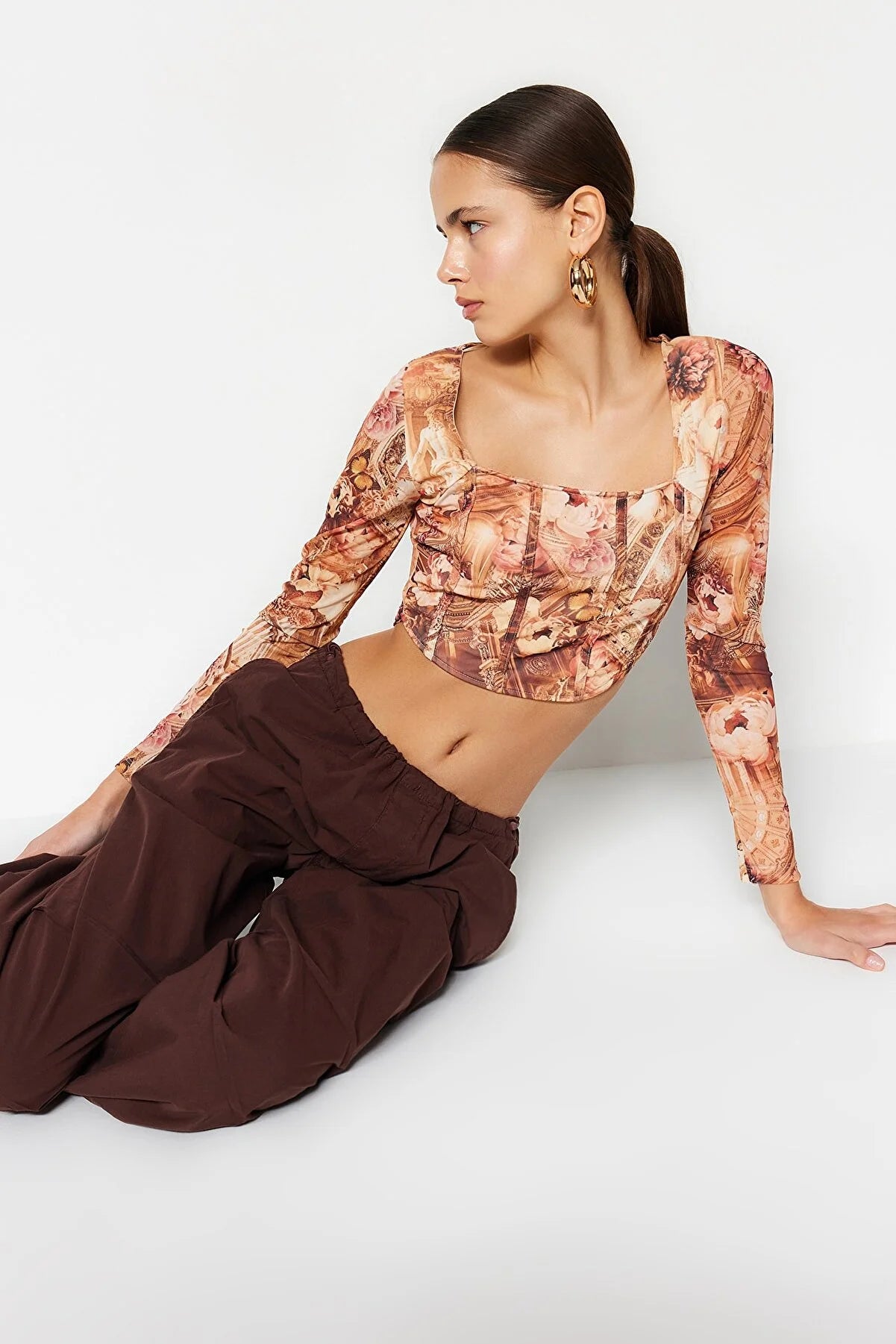 Blouse - Multicolor - Slim fit