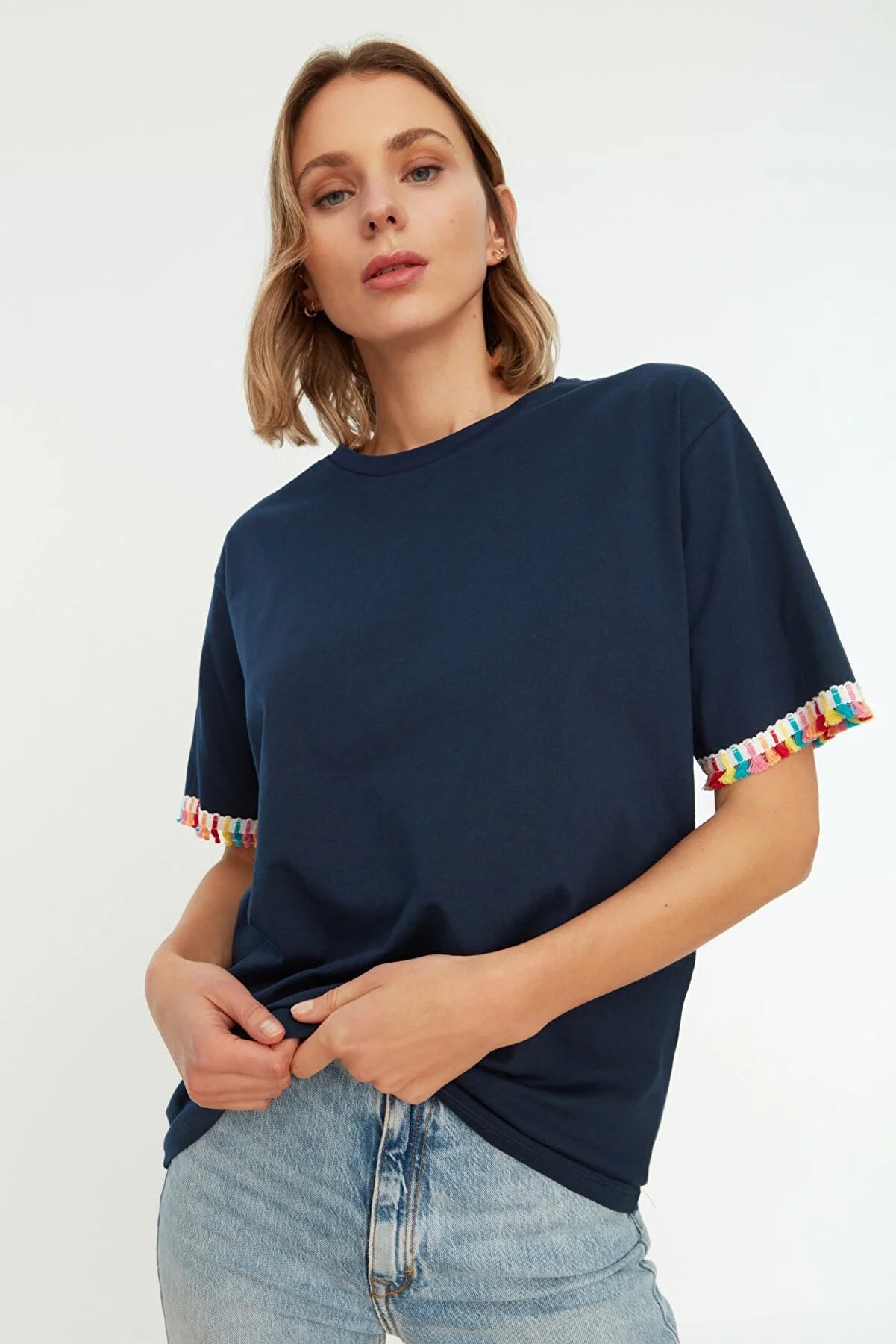 T-Shirt - Dark blue - Boyfriend