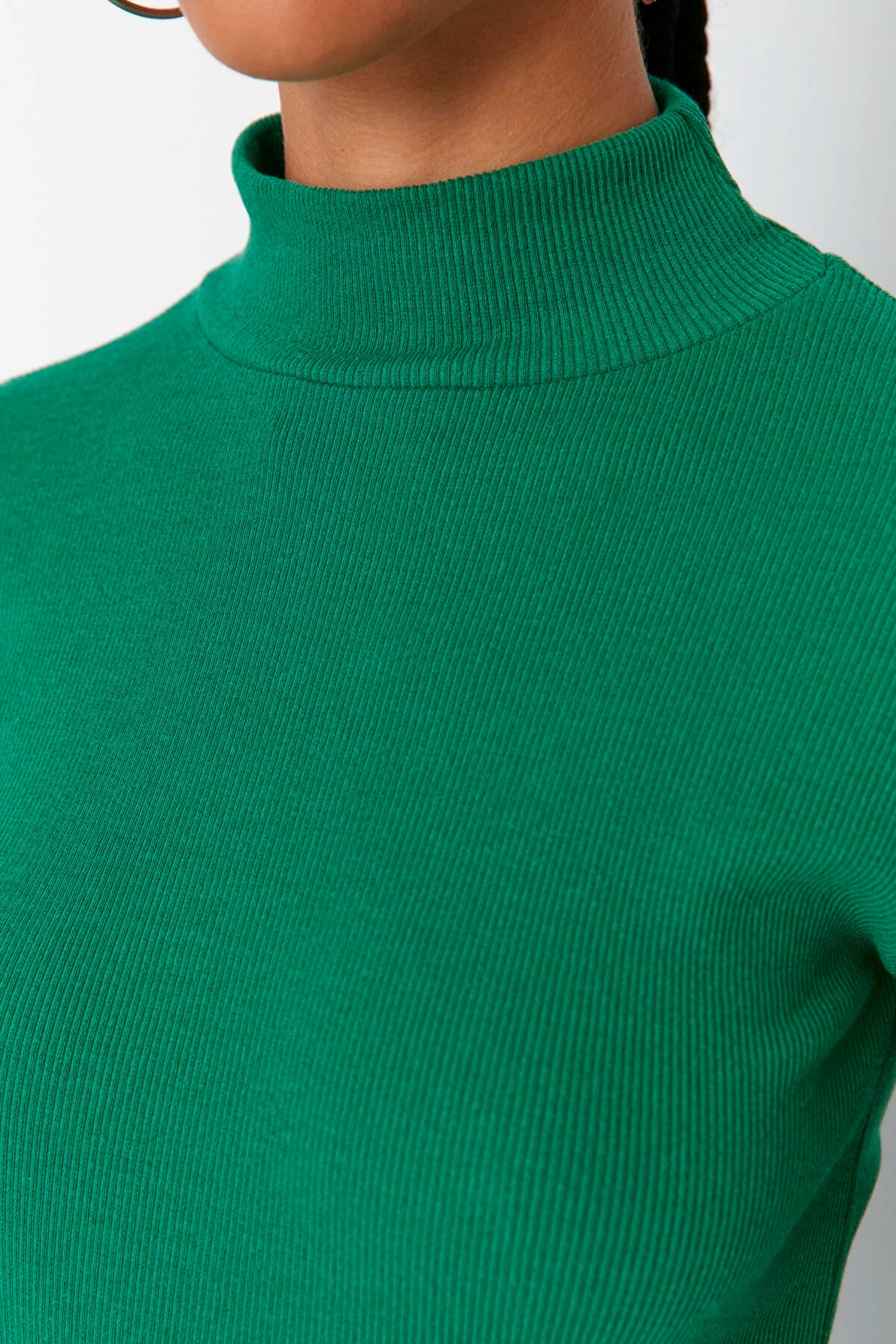 Blouse - Green - Slim fit