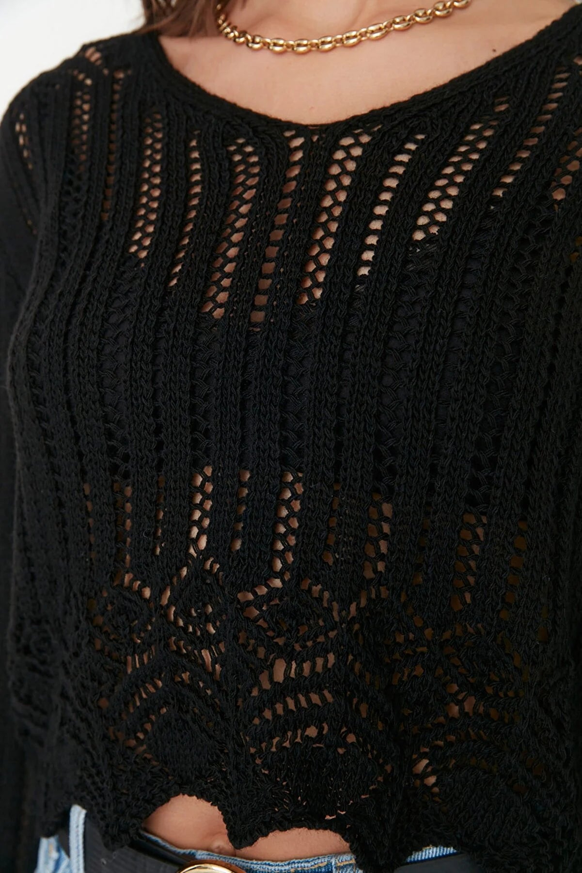 Sweater - Black - Regular fit