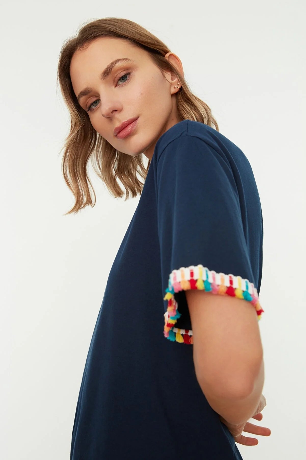T-Shirt - Dark blue - Boyfriend