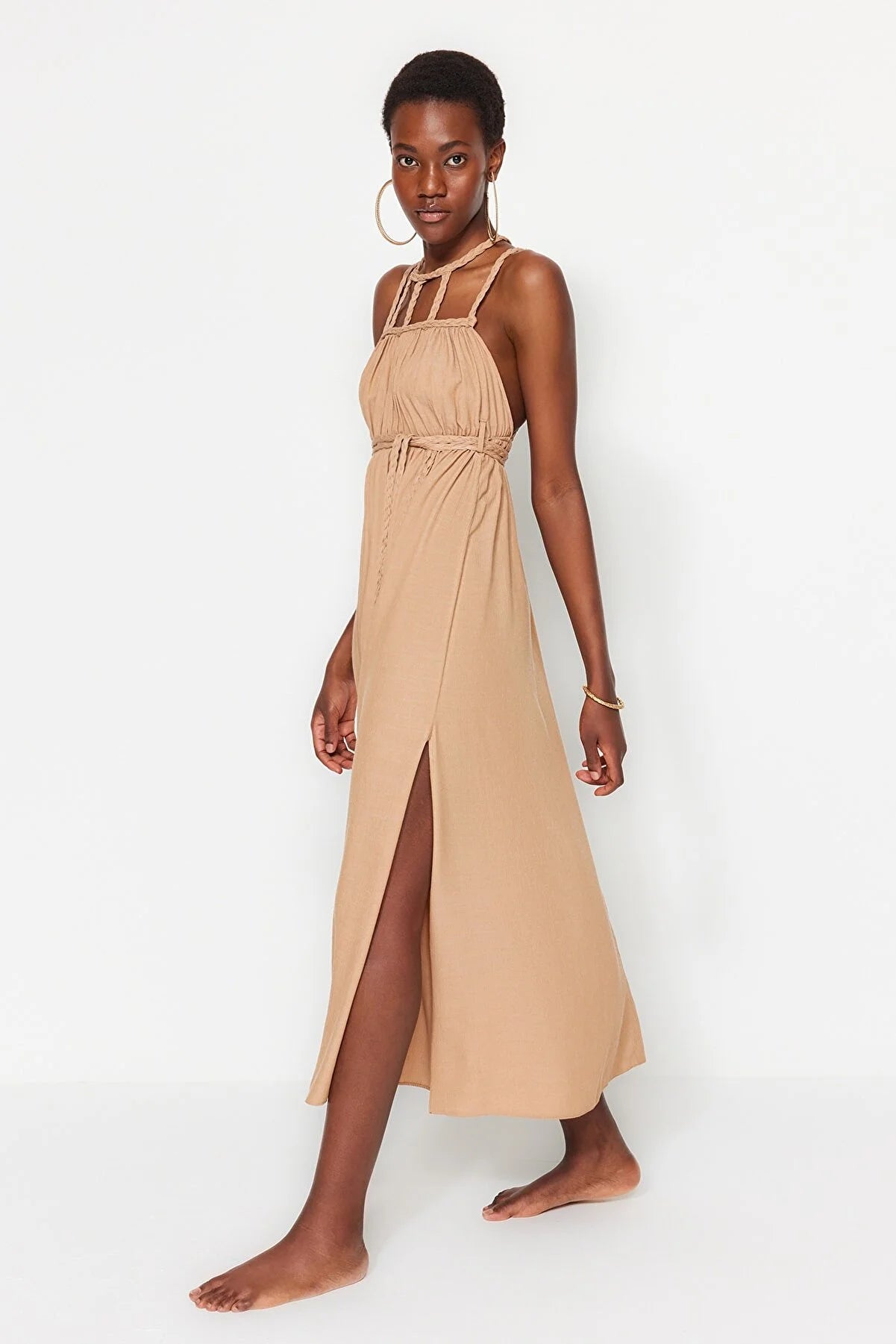 Dress - Brown - Basic