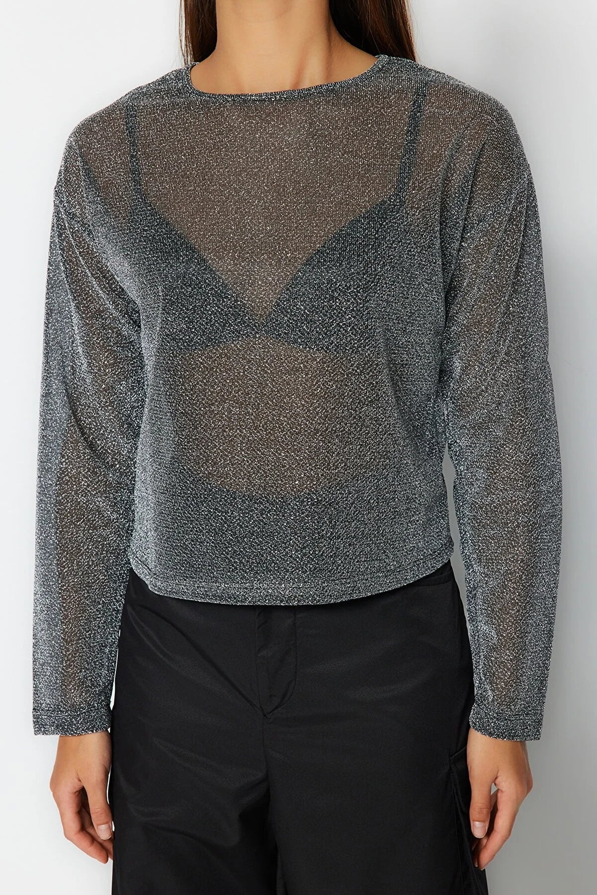 Blouse - Black - Regular fit
