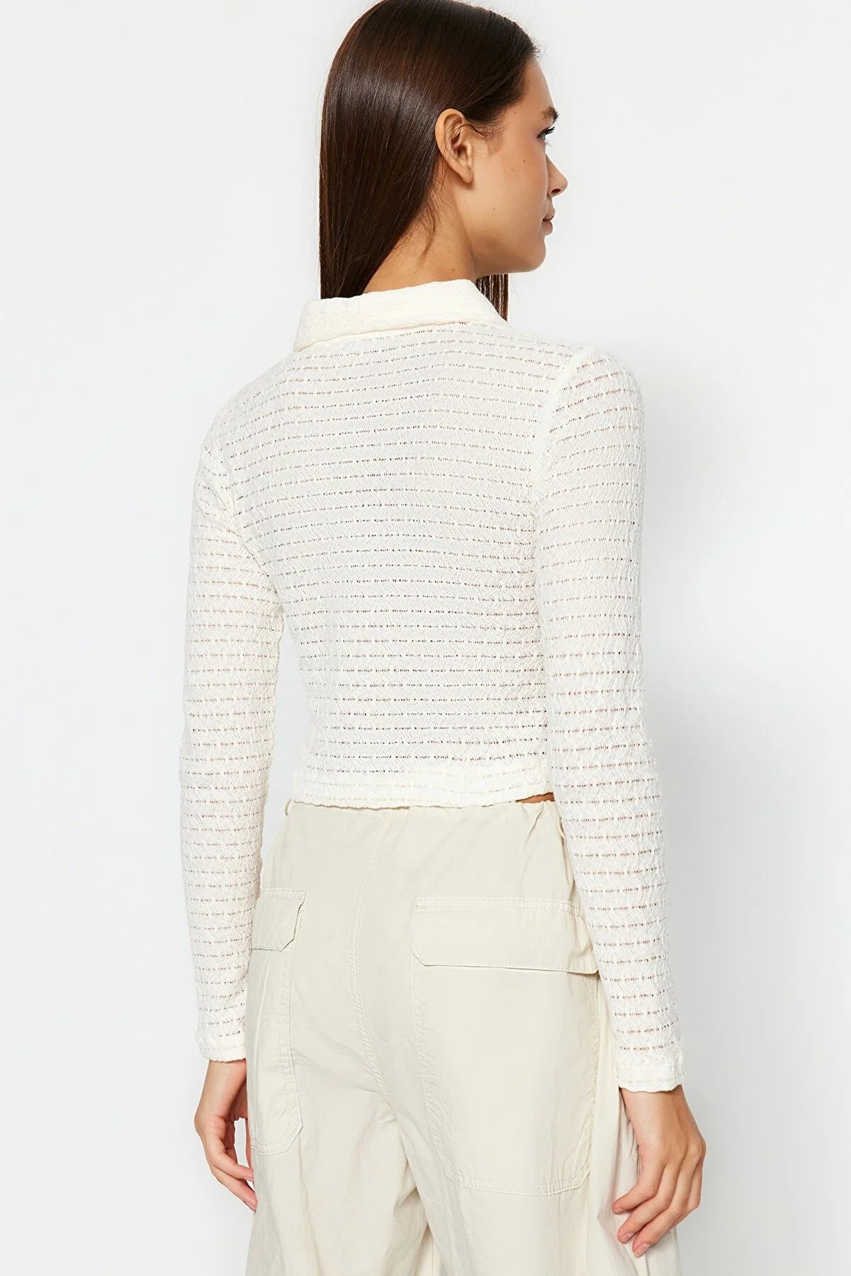 Shirt - Ecru - Slim fit