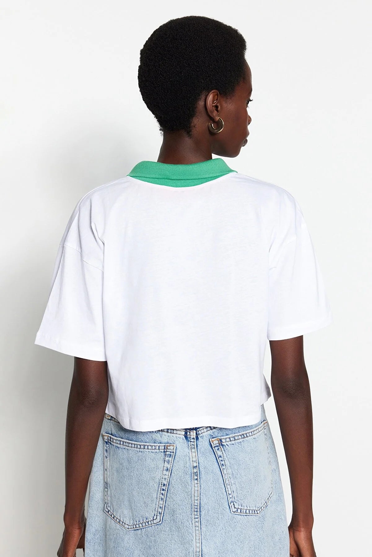 T-Shirt - White - Relaxed fit