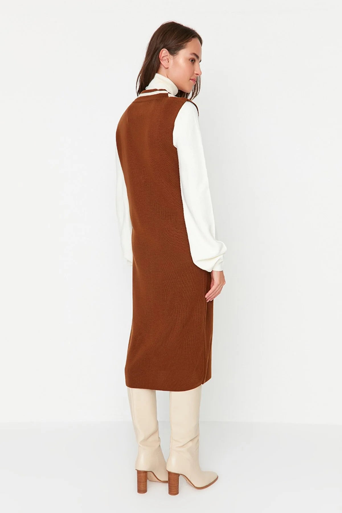 Dress - Brown - Shift