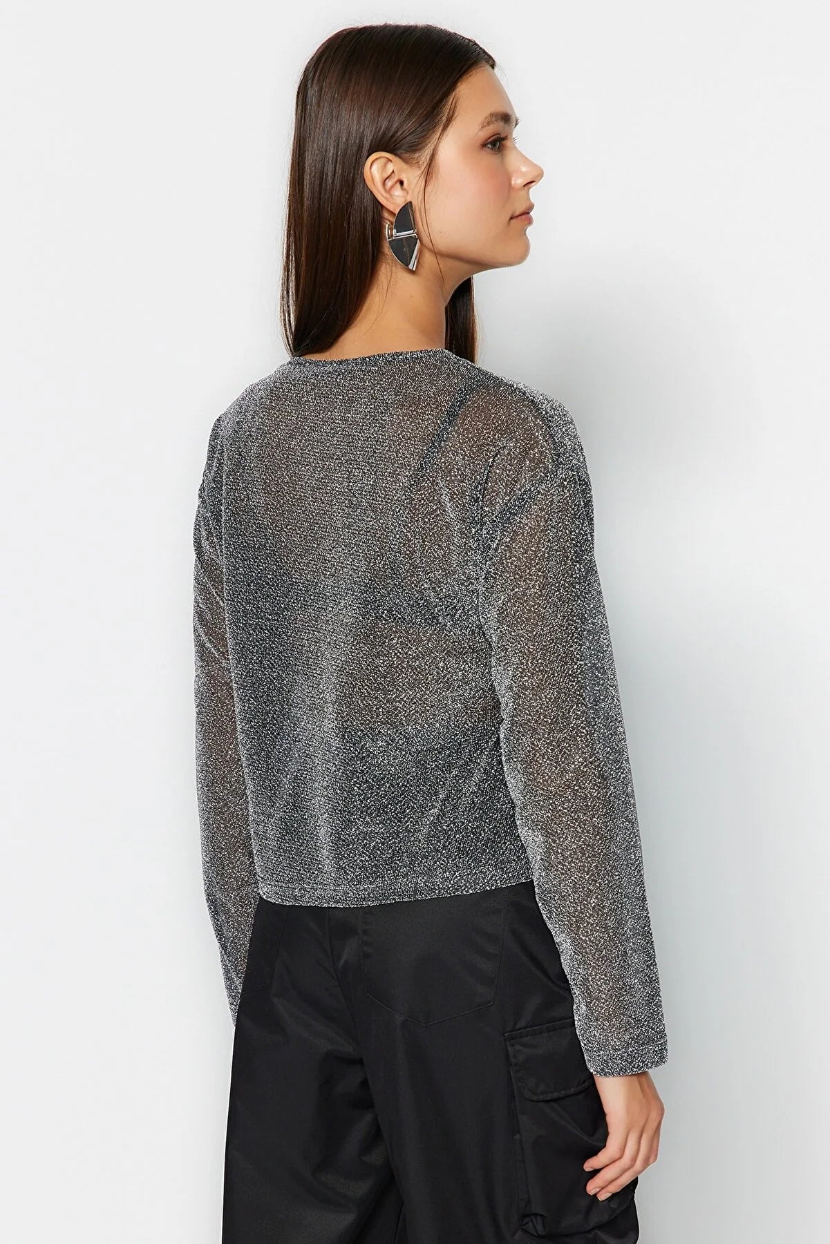 Blouse - Black - Regular fit