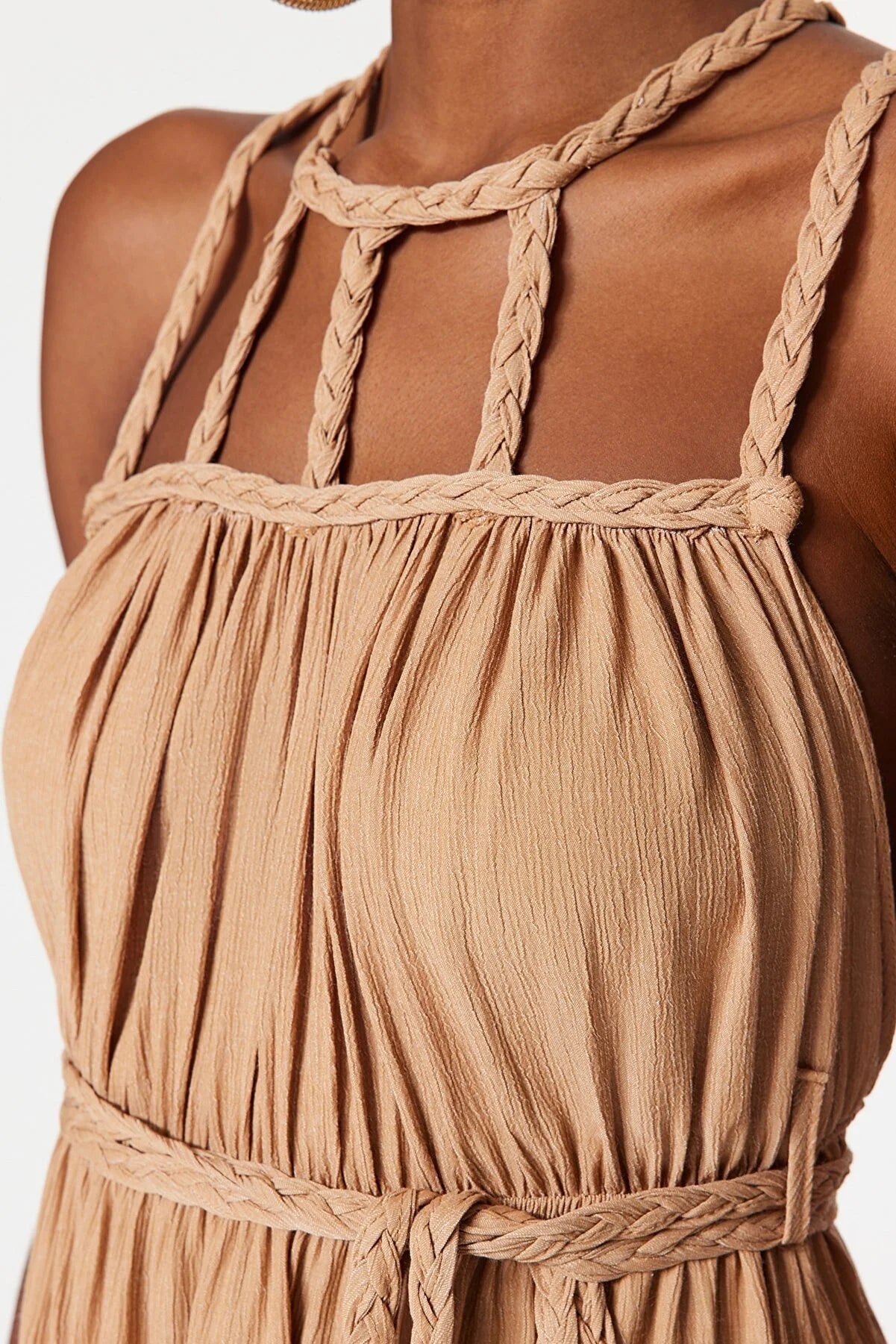 Dress - Brown - Basic