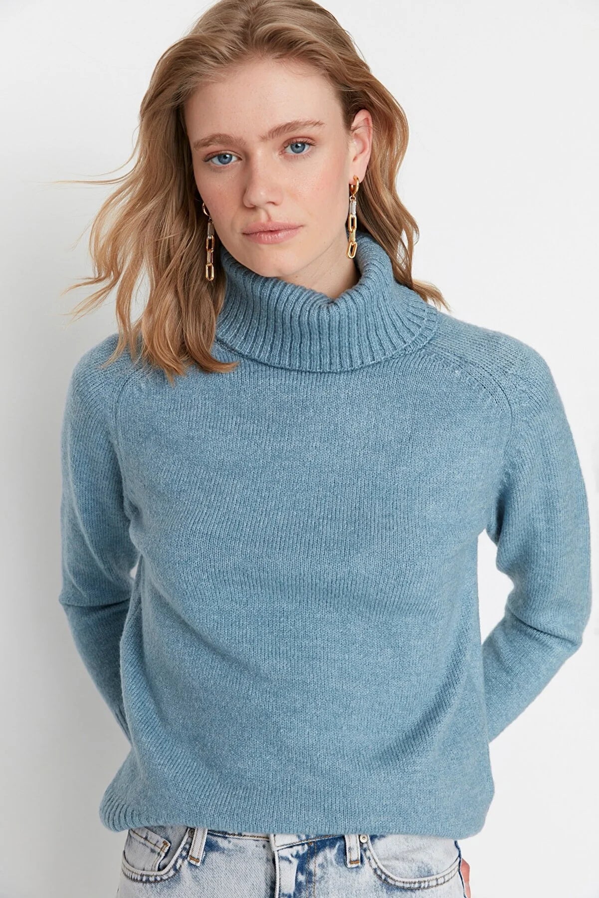 Sweater - Blue - Regular fit