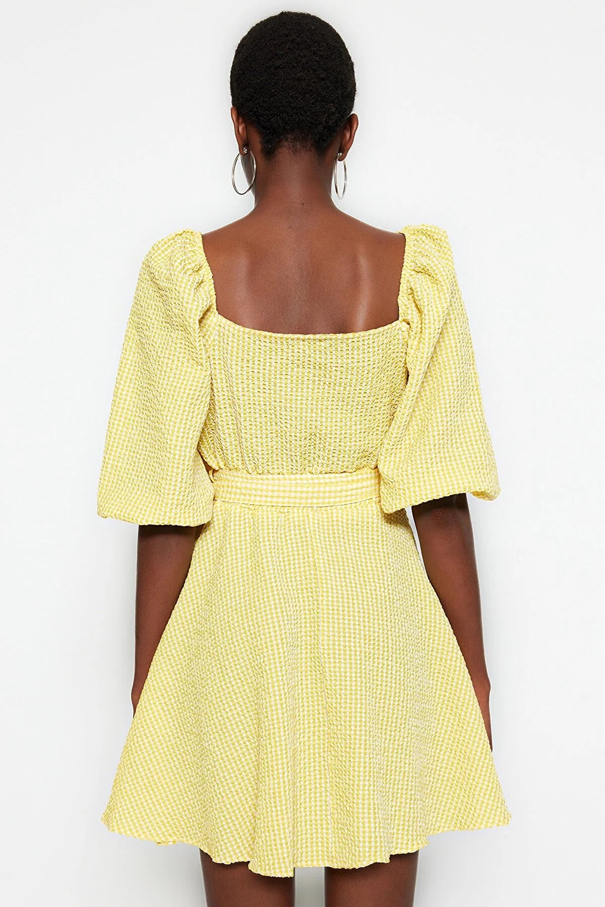 Dress - Yellow - Skater