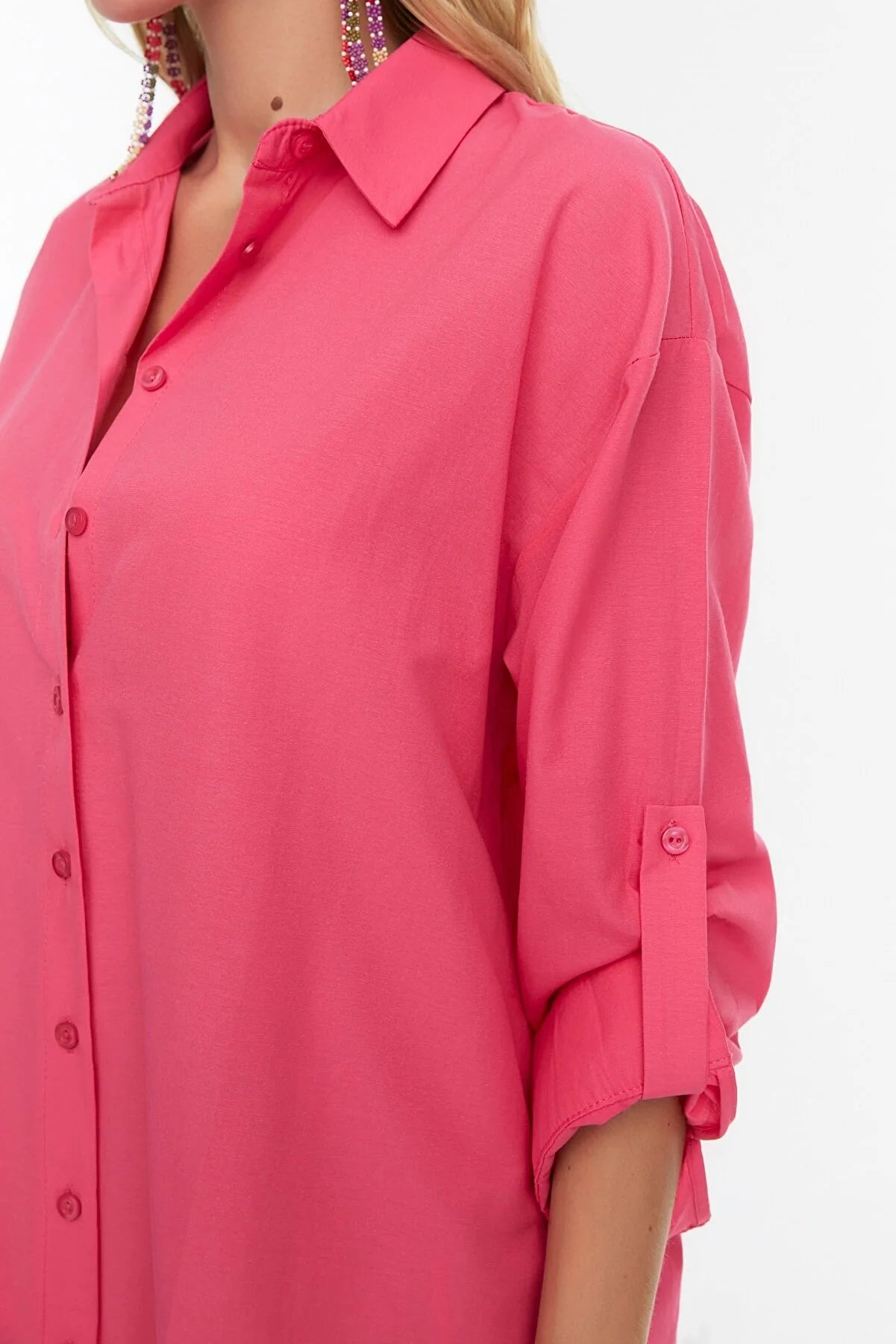 Pink Tunic Boy Beach Shirt