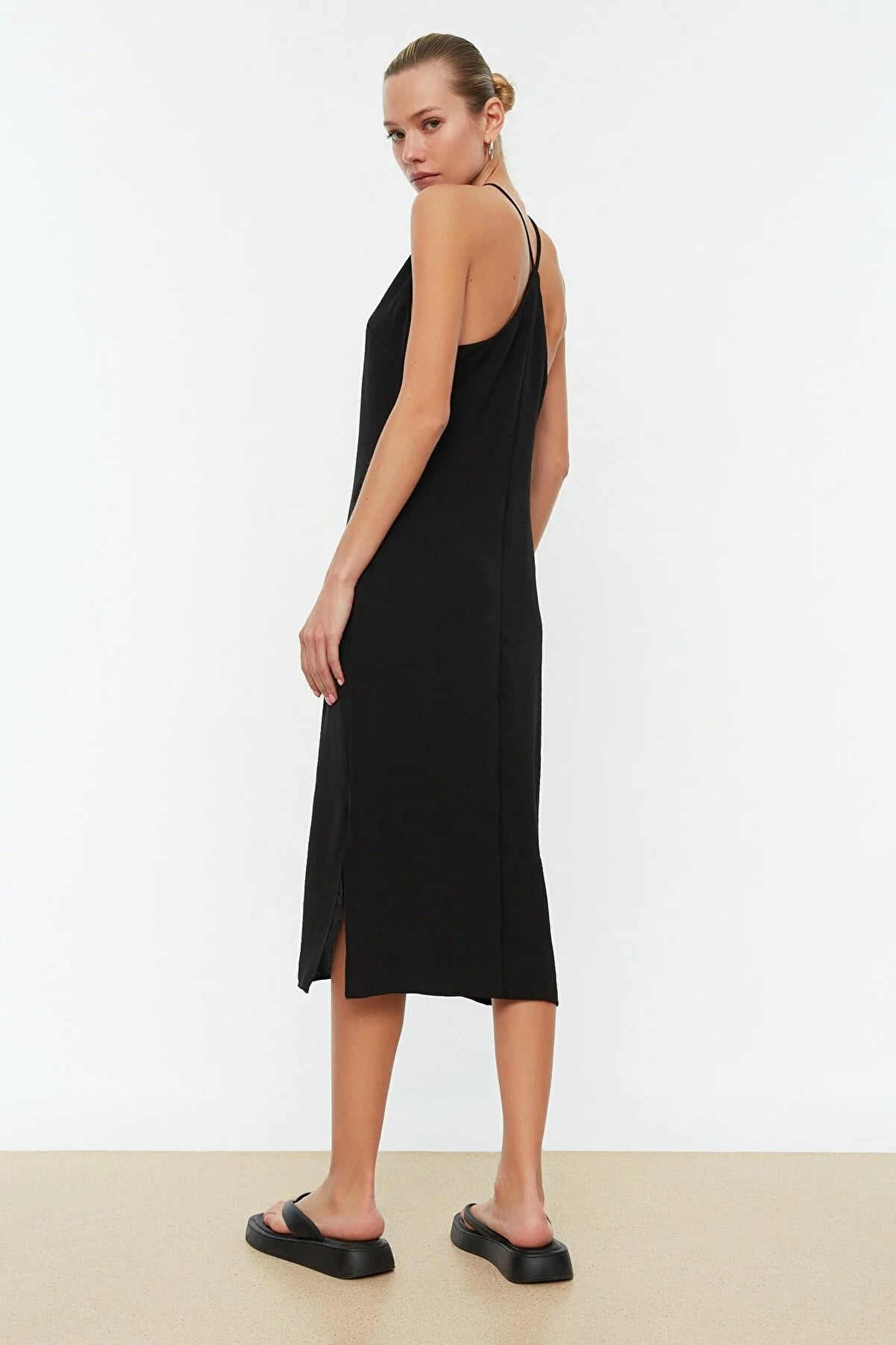 Black Halter Neck Dress