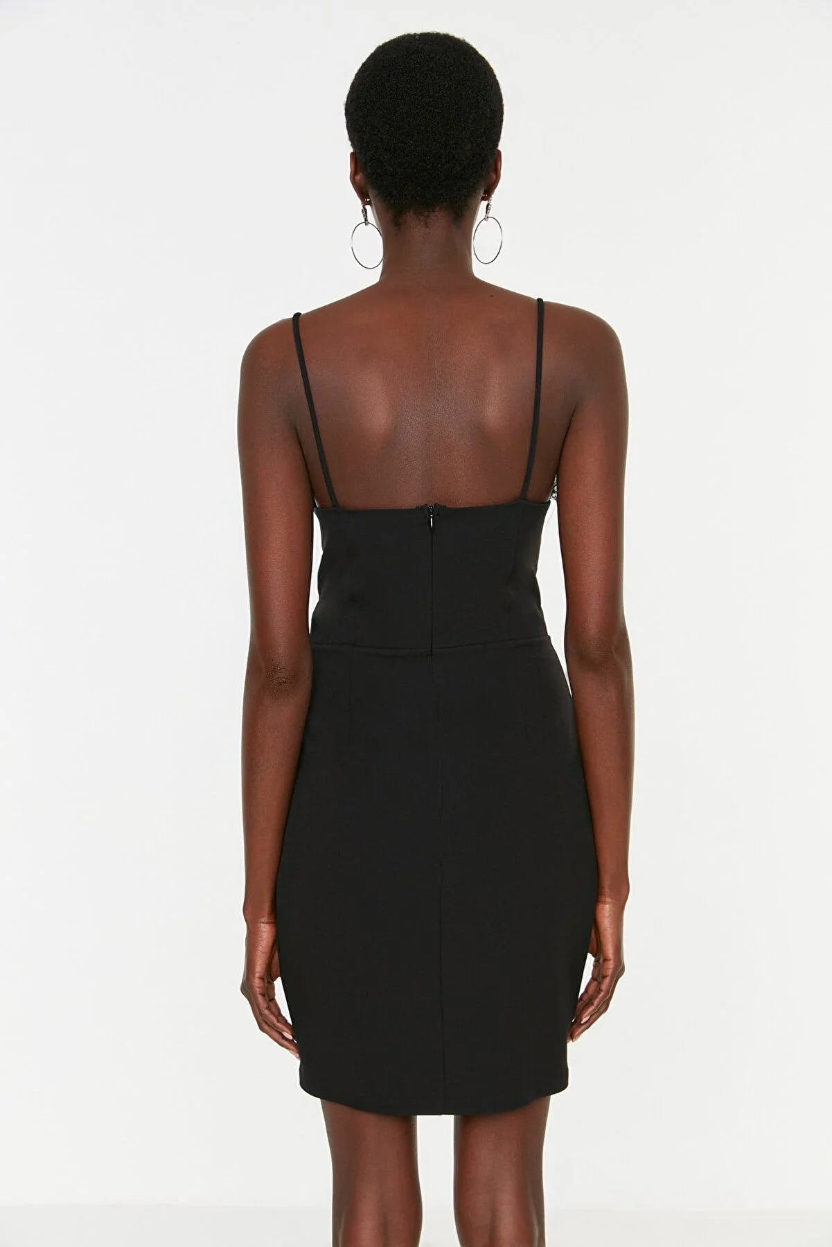 Black Otrish Detailed Dress