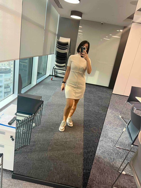 Dress - Beige - A-line