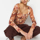Blouse - Multicolor - Slim fit