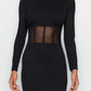 Dress - Black - Bodycon