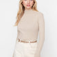 Blouse - Beige - Slim fit