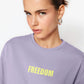 T-Shirt - Purple - Relaxed fit