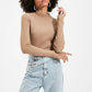 Blouse - Brown - Slim fit