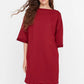 Dress - Burgundy - Shift