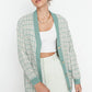 Cardigan - Green - Oversize