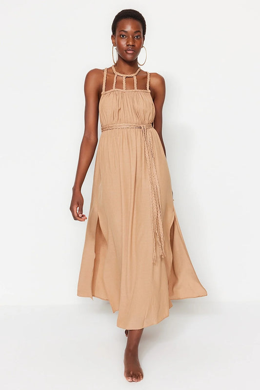 Dress - Brown - Basic
