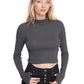 Blouse - Gray - Slim fit