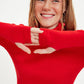 Blouse - Red - Slim fit