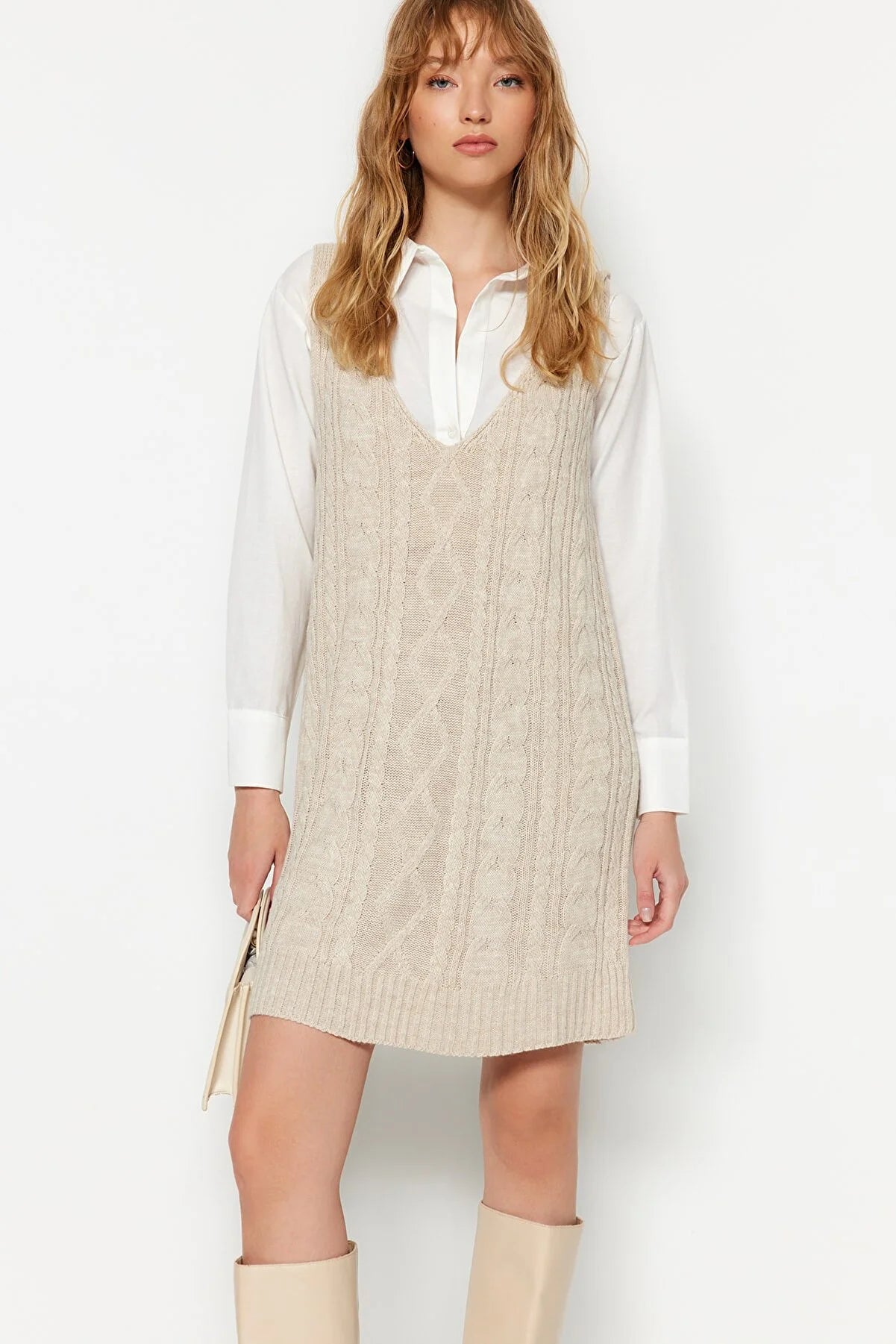 Dress - Beige - Jile