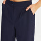 Pants - Dark blue - Wide leg