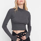 Blouse - Gray - Slim fit
