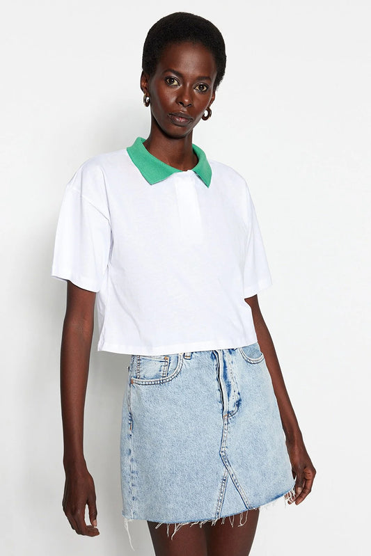 T-Shirt - White - Relaxed fit