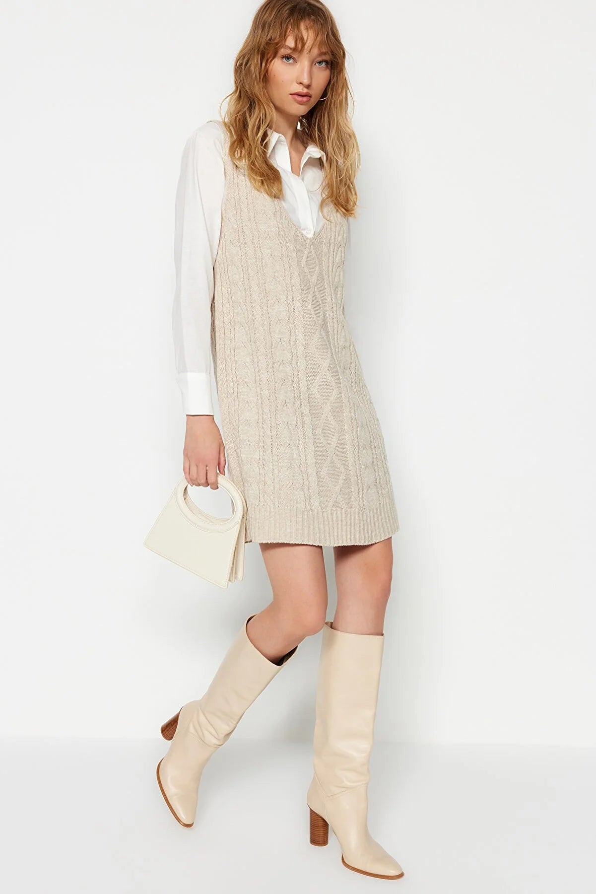 Dress - Beige - Jile
