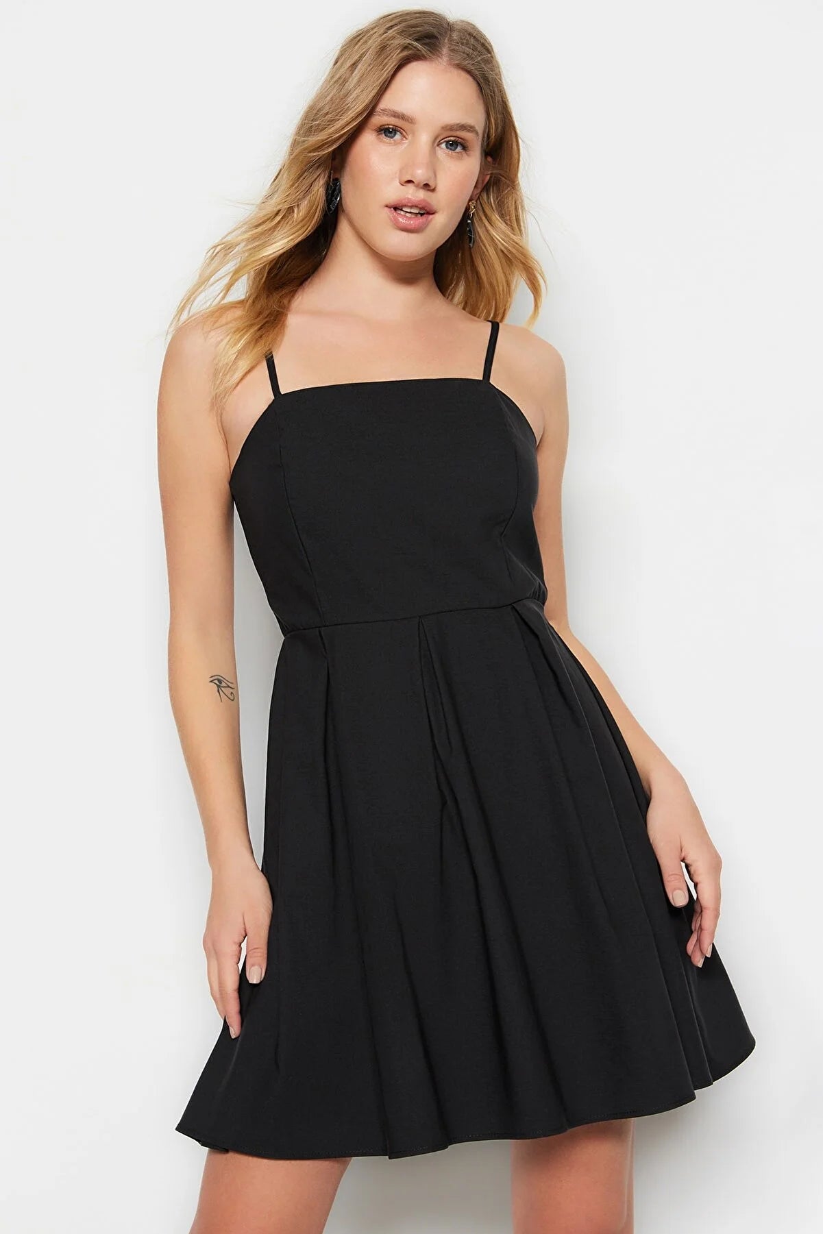 Black Ruffle Dress
