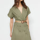 Dress - Khaki - Blazer dress