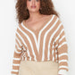 Camel Bat Sleeve Knitwear Sweater
