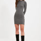 Dress - Gray - Bodycon