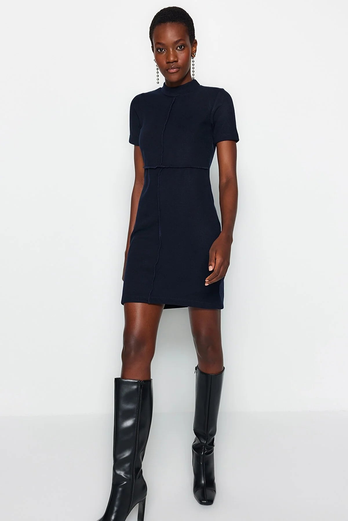 Dress - Dark blue - A-line