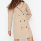 Camel Woven Jacket Dress