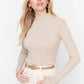 Blouse - Beige - Slim fit