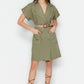 Dress - Khaki - Blazer dress