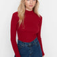 Blouse - Burgundy - Slim fit