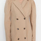 Camel Woven Jacket Dress