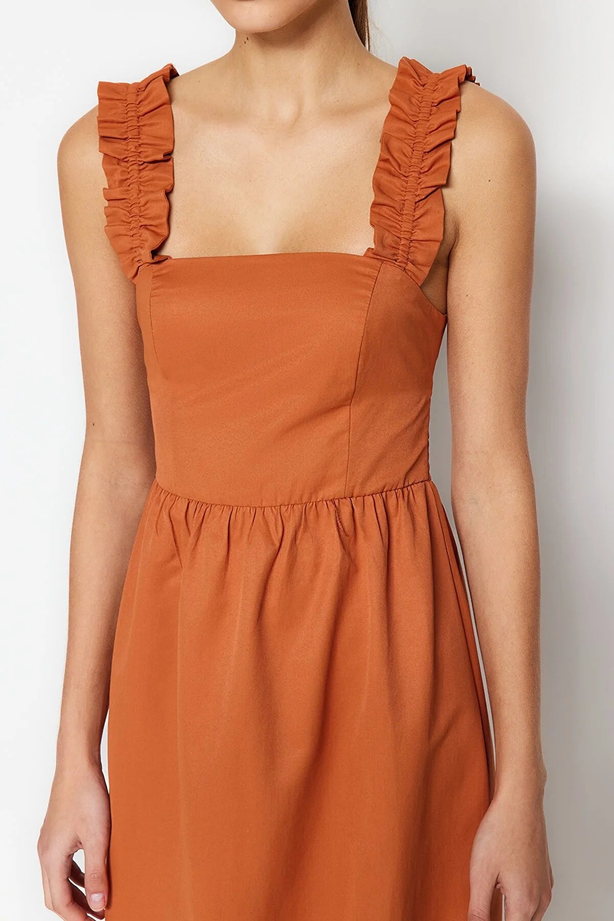 Dress - Brown - Skater