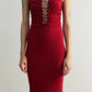 Dress - Burgundy - Bodycon